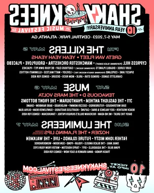 Shaky Knees Music Festival: Twenty One Pilots & Gorillaz - 2 Day Pass (Saturday & Sunday)